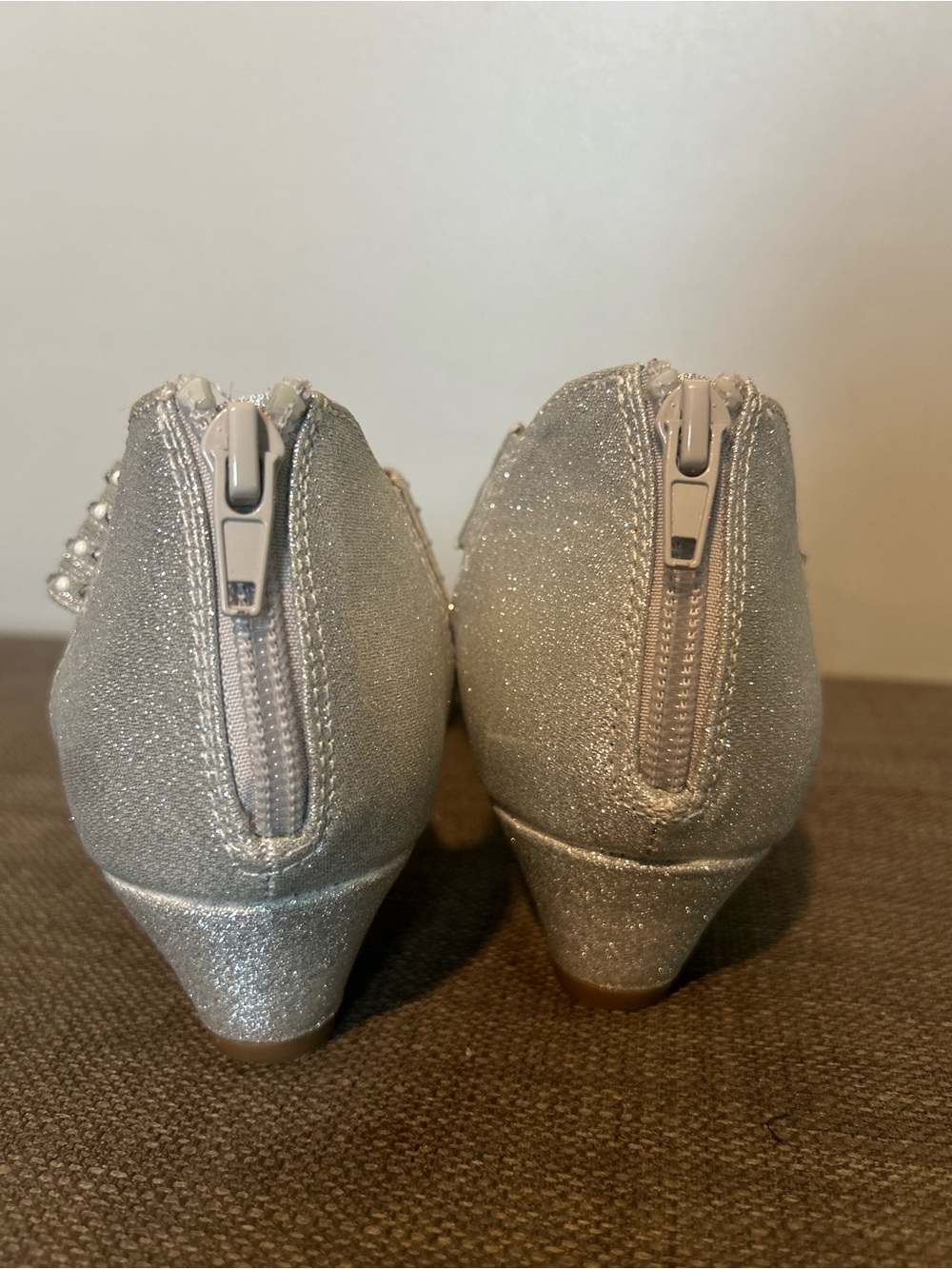 Style & Co. Sparkle Strappy Evening Sandals - Silver - Picture 6 of 9